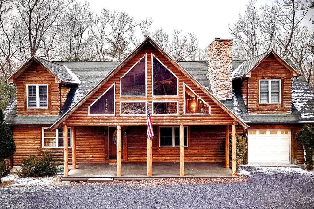One Of A Kind Rustic Log Cabin Near Bryce Resort - Large Game Room - Fire Pit - Large Deck - Bbq 베시 외부 사진