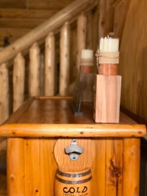 One Of A Kind Rustic Log Cabin Near Bryce Resort - Large Game Room - Fire Pit - Large Deck - Bbq 베시 외부 사진